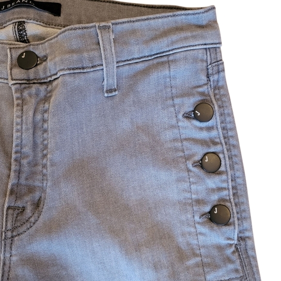 J Brand Gray Zion Crop Bootcut Denim Jeans Size 27 - Picture 3 of 8